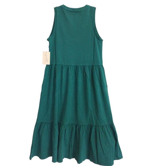 NEW Womens XS 0/2 Sleeveless A-Line TANK TOP DRESS Universal Thread Green NWT - Picture 2 of 3